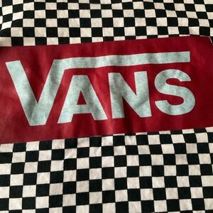 Vans Red and Black Checkered Tee